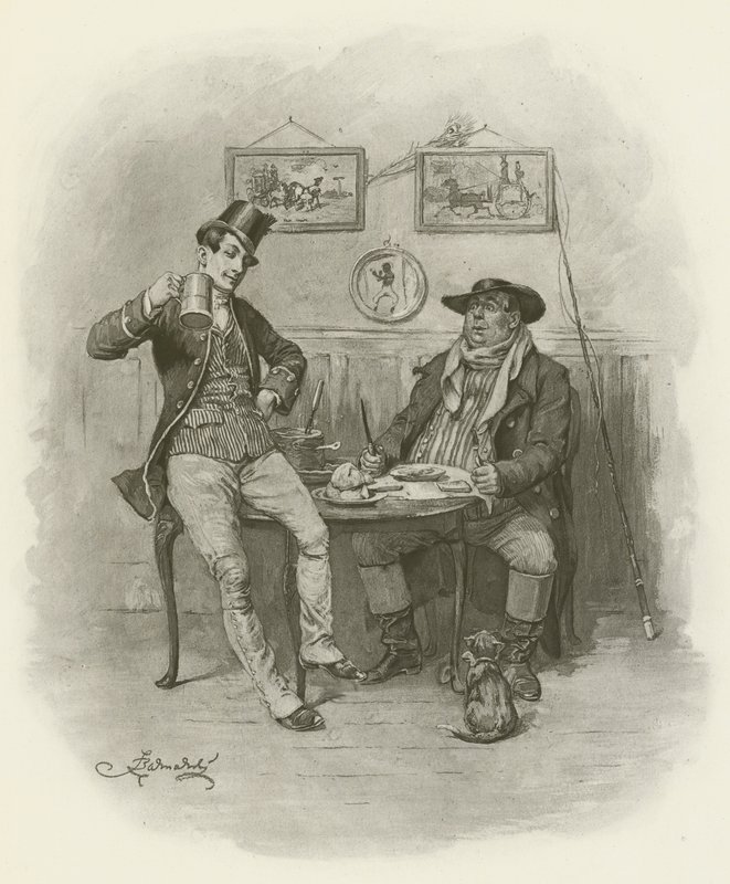 Os dois wellers de after Frederick Barnard