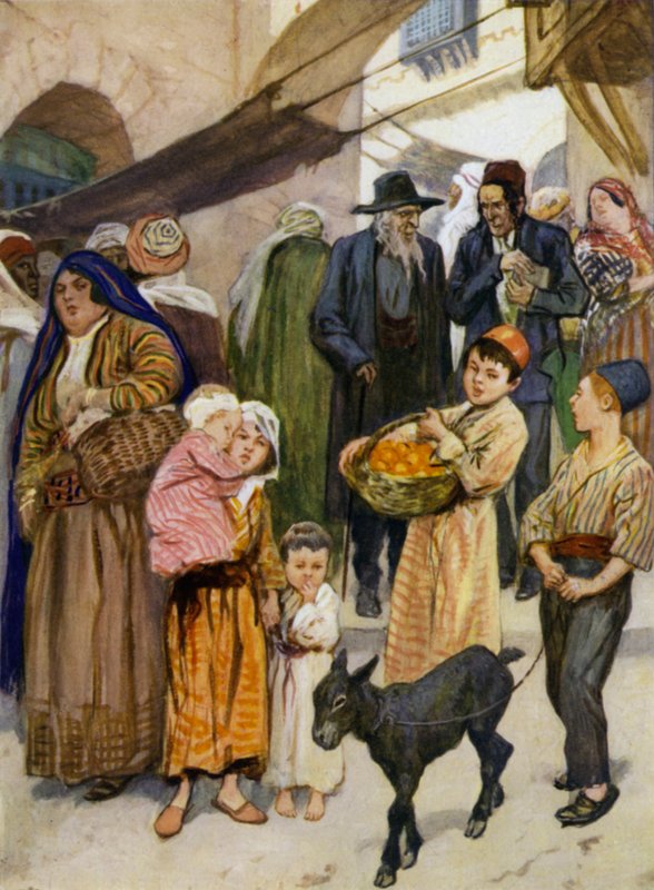 Pequeno povo judeu de after Gordon Frederick Browne