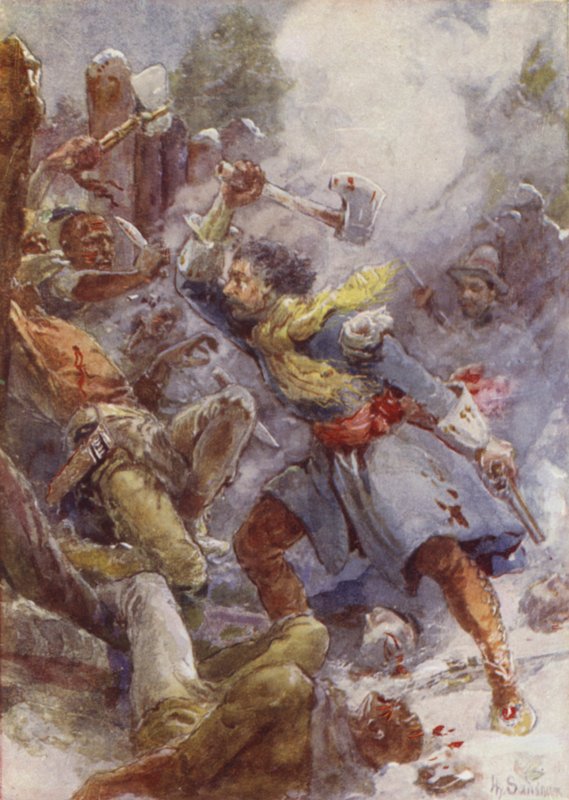Defesa do Long Sault de after Henry Sandham