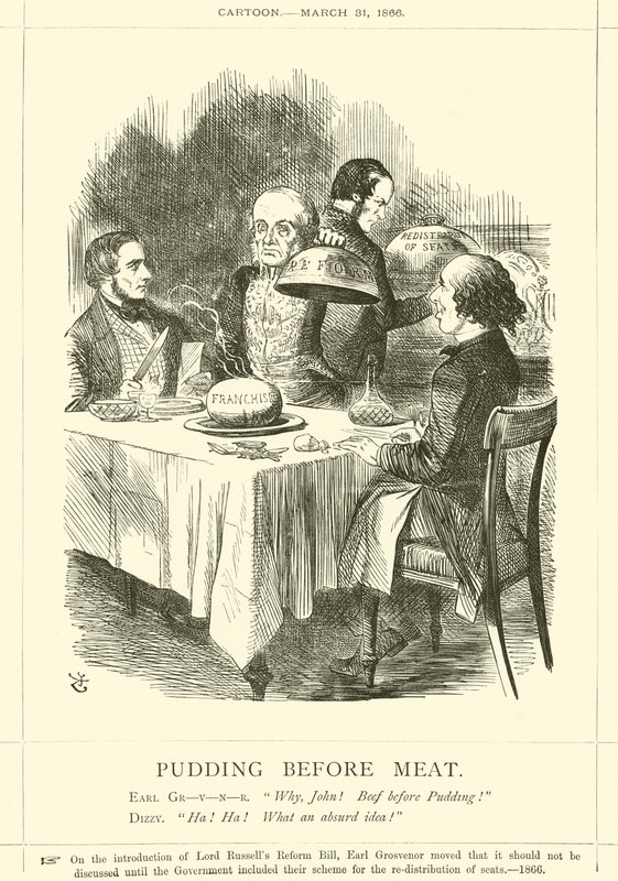 Pudim antes da carne de after John Tenniel