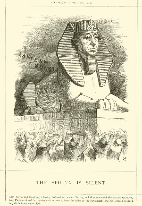 A esfinge é silenciosa de after John Tenniel