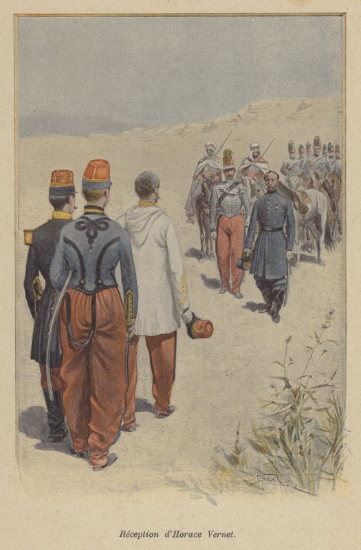 A recepção de Horace Vernet de after Paris