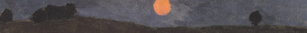 Lua sobre a paisagem (Paula Modersohn Becker)